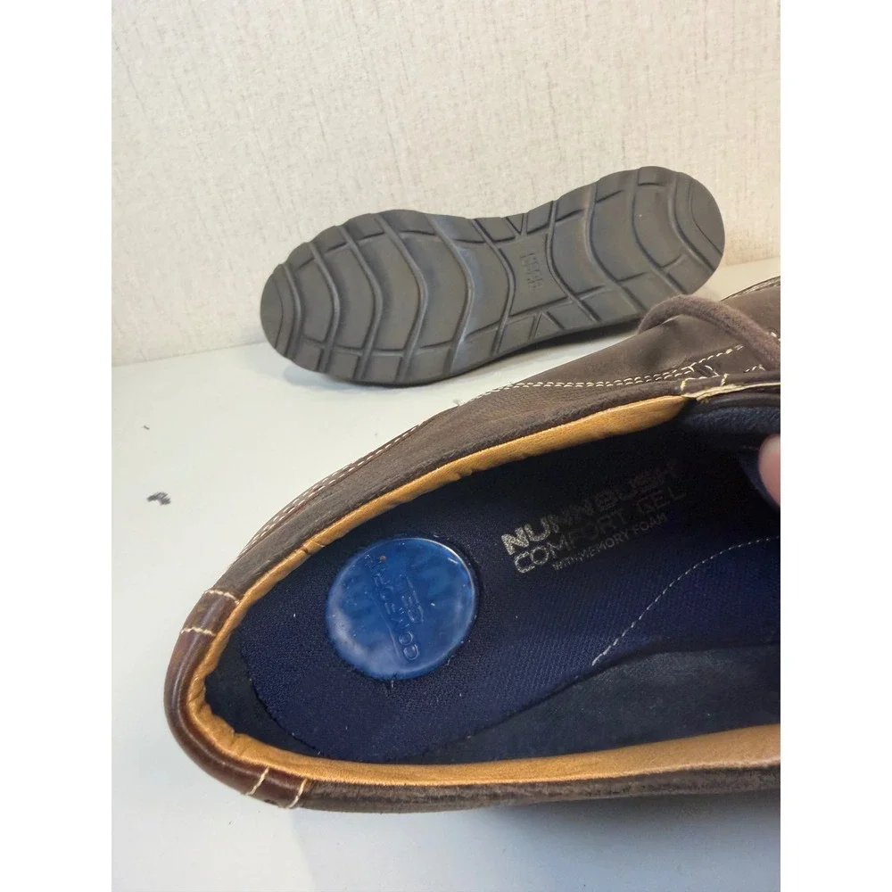 Nunn Bush Otto Plain Toe Oxford, Brown, Men's 10 Wide